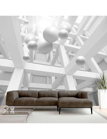 Papier peint WHITE ENCLAVE - par Artgeist