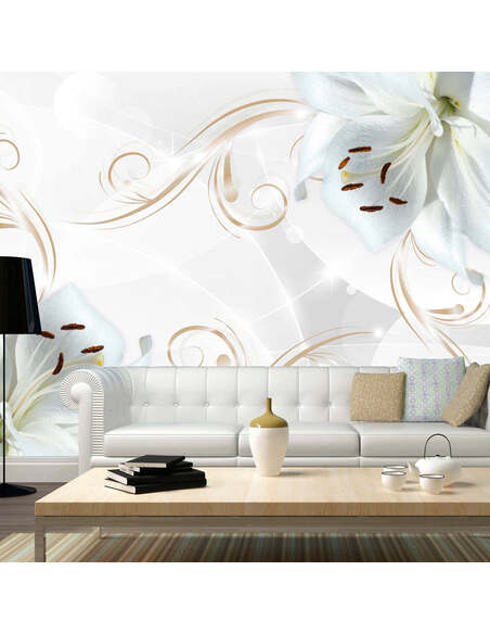 Papier peint WHITE DANCERS - par Artgeist