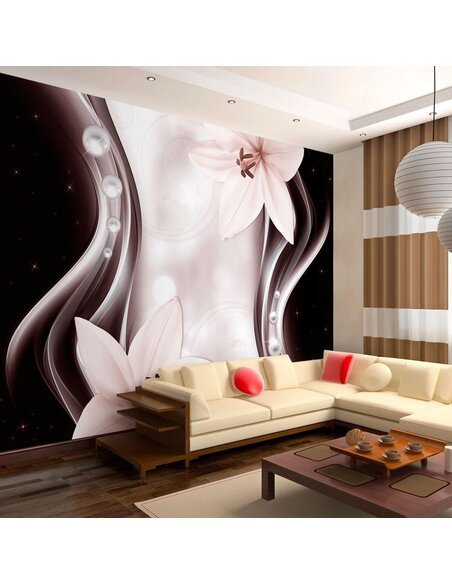 Papier peint BORDER OF ABSTRACTION - par Artgeist