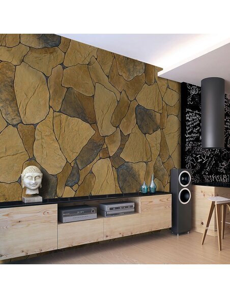 Papier peint PÉTALES DE PIERRE - par Artgeist