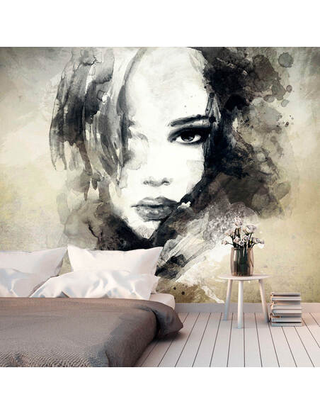 Papier peint MYSTERIOUS GIRL - par Artgeist