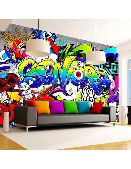 Papier peint LANGUAGE OF A CITY - par Artgeist