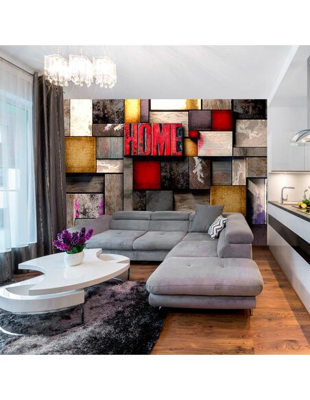 Papier peint COLORFUL HOME - par Artgeist