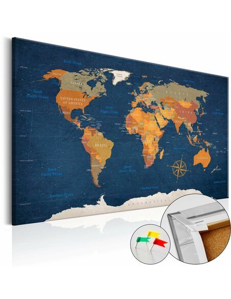 Tableau en liège INK OCEANS - par Artgeist