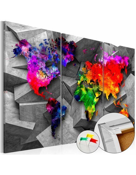 Tableau en liège SYMMETRY OF THE WORLD - par Artgeist