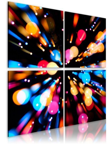 Tableau COURSE DE LUMIÈRES - par Artgeist