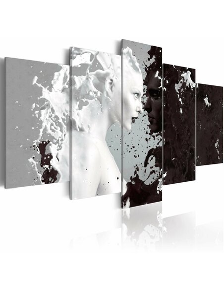 Tableau MILK & CHOCO 5 pièces - par Artgeist