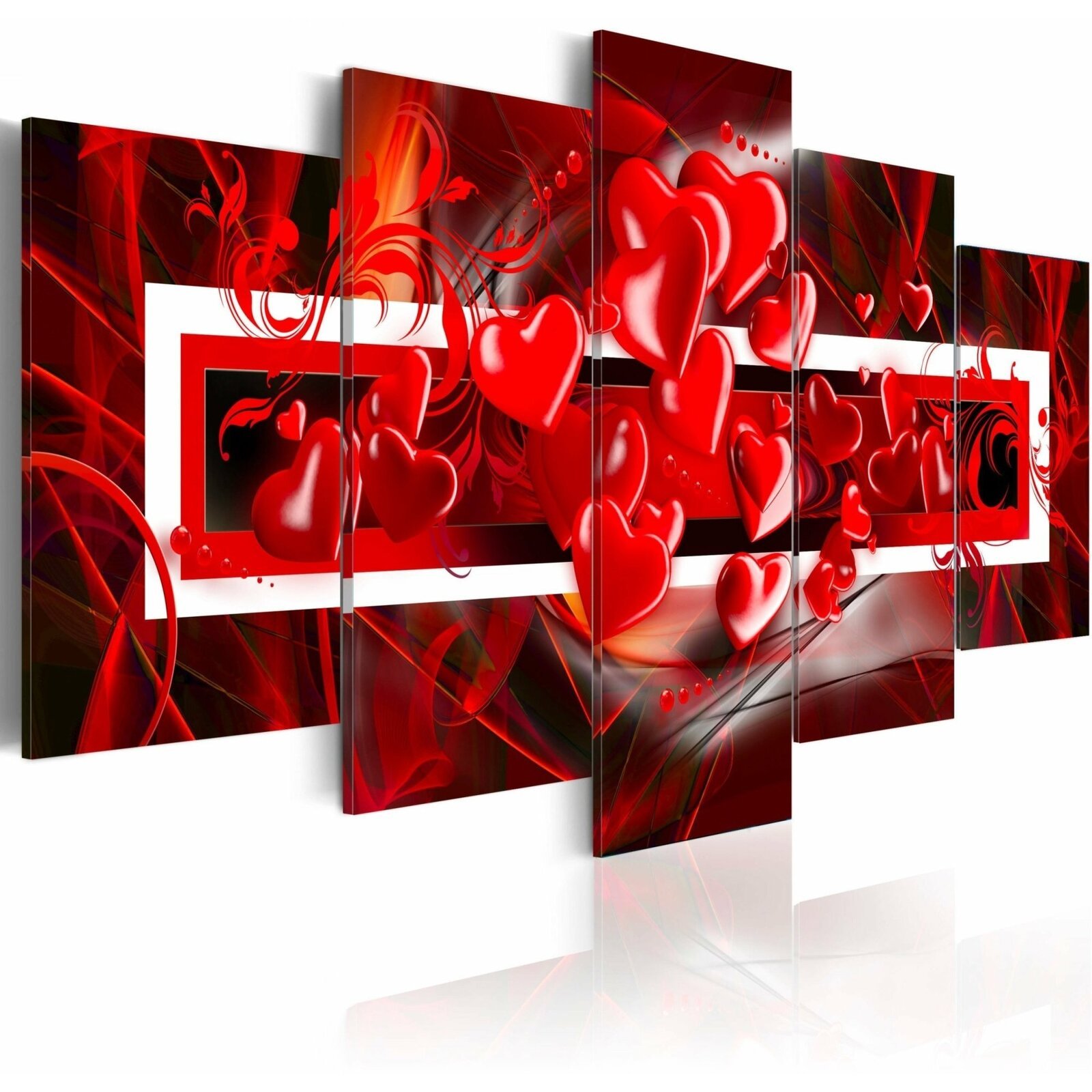 Tableau Abstrait Impression Sur Toile Intissé - Déco Murale Moderne B-A-0820