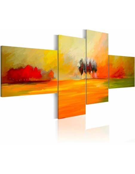 Tableau - 4 tableaux - Champs pittoresques - par Artgeist
