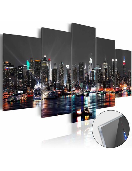 Tableau sur verre acrylique GREY SKY [GLASS] - par Artgeist