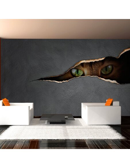 Papier peint REGARD DU CHAT - par Artgeist