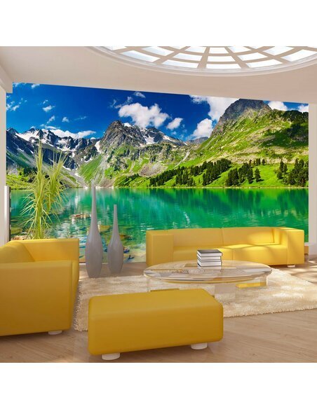 Papier peint LAC DE MONTAGNE - par Artgeist