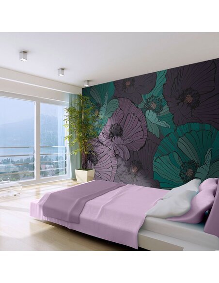 Papier peint PARTERRE DE FLEURS - par Artgeist