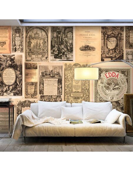 Papier peint grand format VINTAGE BOOKS - par Artgeist