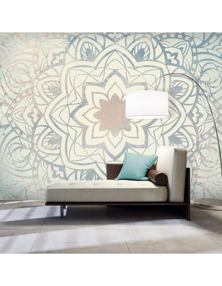 Papier peint grand format WINTER MANDALA - par Artgeist