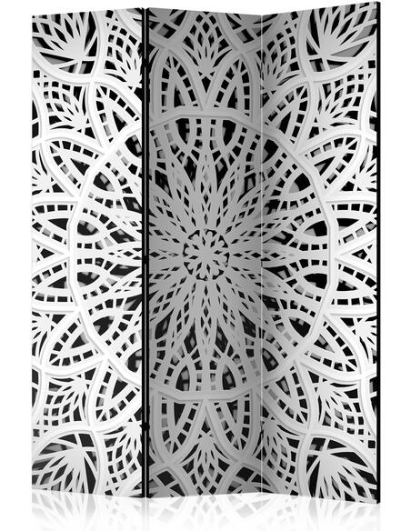 Paravent 3 volets WHITE MANDALA - par Artgeist