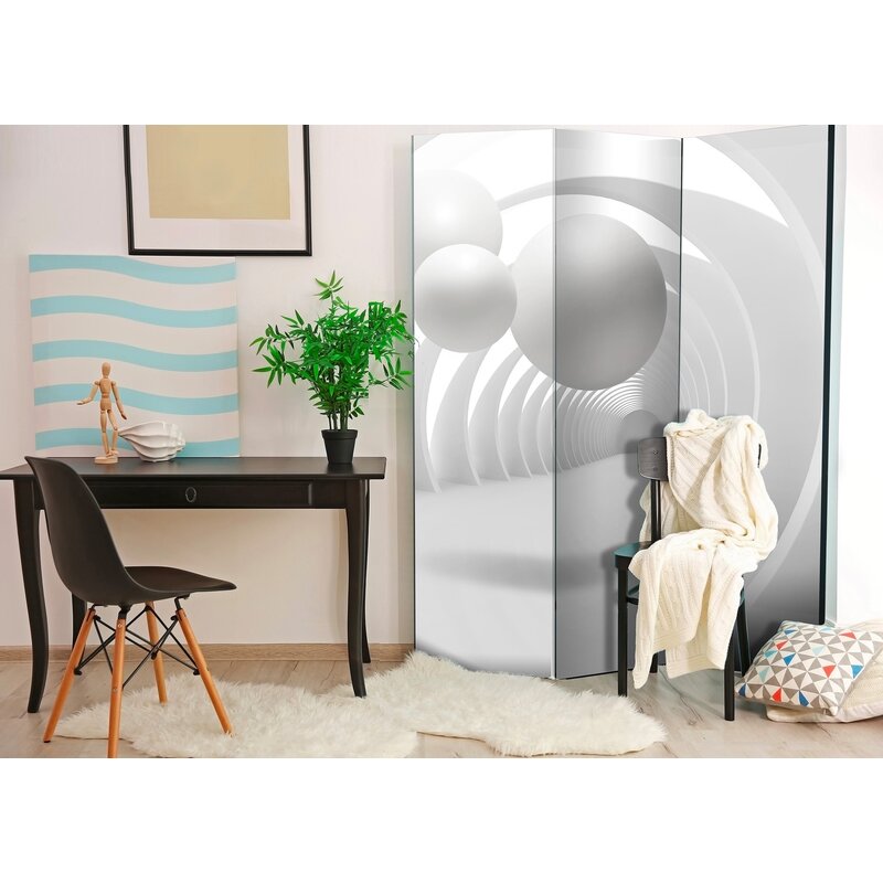Paravent 3 volets WHITE TUNNEL - par Artgeist