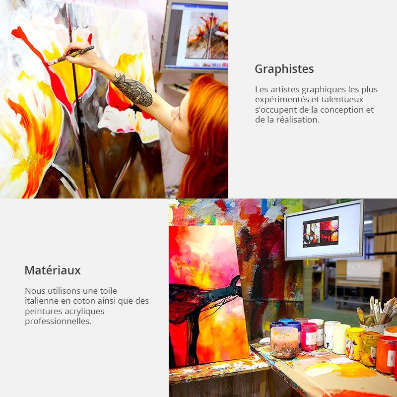 Tableau peint à la main FIN DU MONDE - par Artgeist