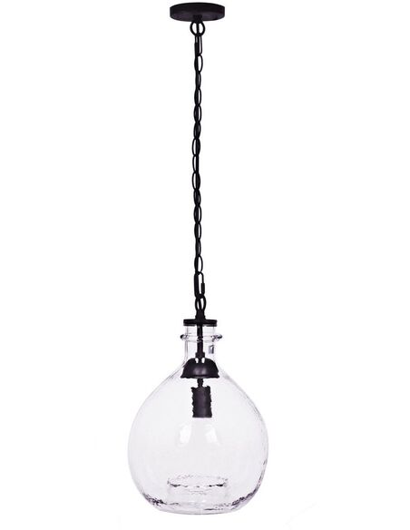 Suspension ALTAIR SMALL Transparent Noir - par Arte Espina