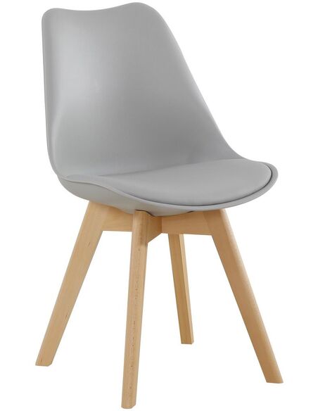 x2 chaises COLLÈGE 110 Gris - par Arte Espina
