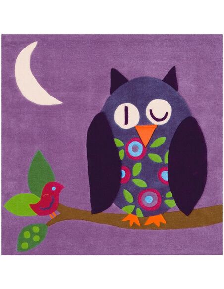 Tapis tissé JOY 4049 Violet OWL - par Arte Espina