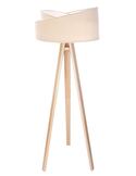 Lampadaire GALAXY Beige A Abats Jour Entrelacés - par BPS Koncept