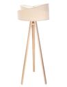 Lampadaire GALAXY Beige A Abats Jour Entrelacés - par BPS Koncept
