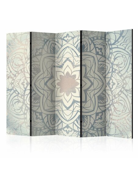 Paravent 5 volets MANDALA HIVERNALE II - par Artgeist