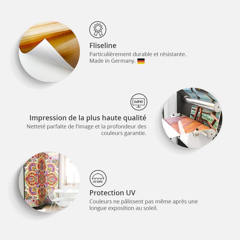 Paravent 5 volets CONCRETE WALL II - par Artgeist