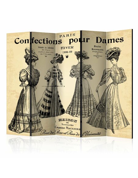 Paravent 5 volets CONFECTIONS POUR DAMES II - par Artgeist