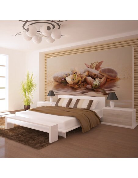 Papier peint PLAGE NÉNUPHARS  - par Artgeist