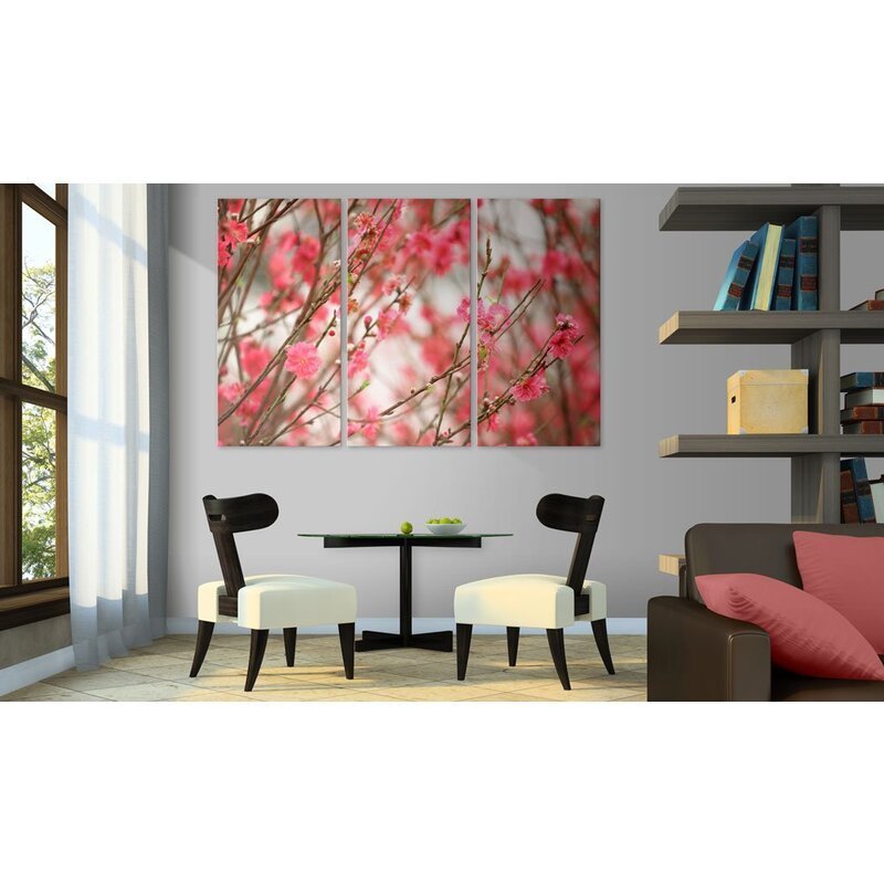 Tableau Triptyque - Branches du cerisier - par Artgeist