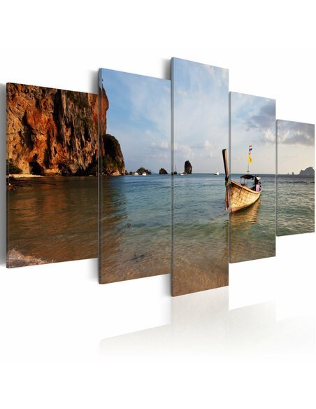 Tableau BATEAU AU BORD DE LA MER - par Artgeist