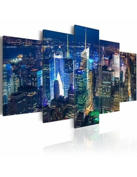 Tableau DANS LE CENTRE DE LA VIE NOCTURNE NEW YORK - par Artgeist