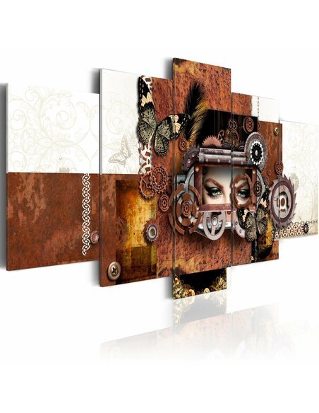 Tableau - 5 tableaux - Dame mechanique - par Artgeist
