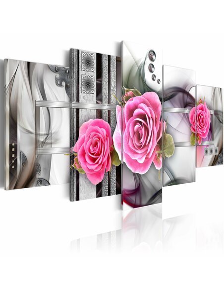 Tableau - 5 tableaux - Fantaisie et roses - par Artgeist
