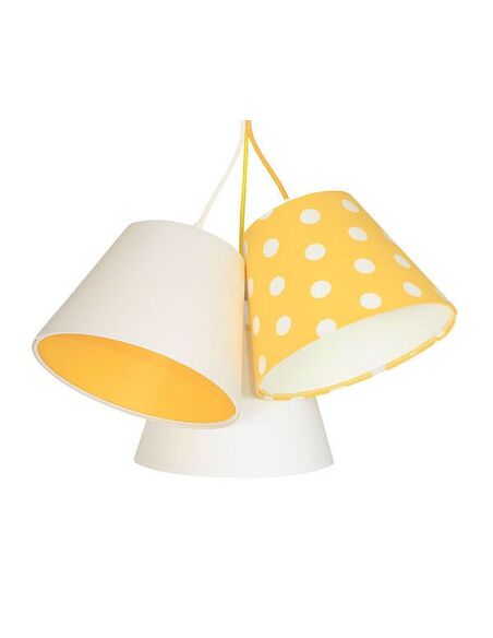 Suspension CENNIK Blanc intérieur Orange - par BPS Koncept