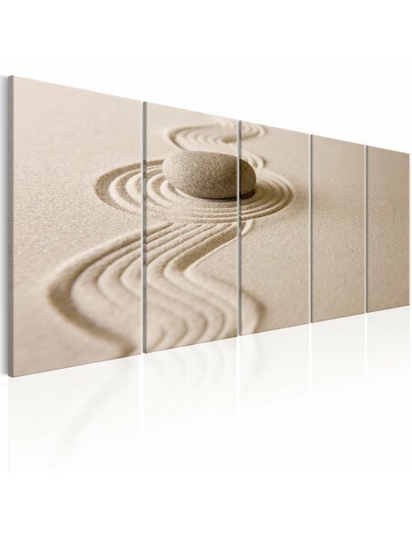 Tableau ZEN: SAND AND STONE - par Artgeist