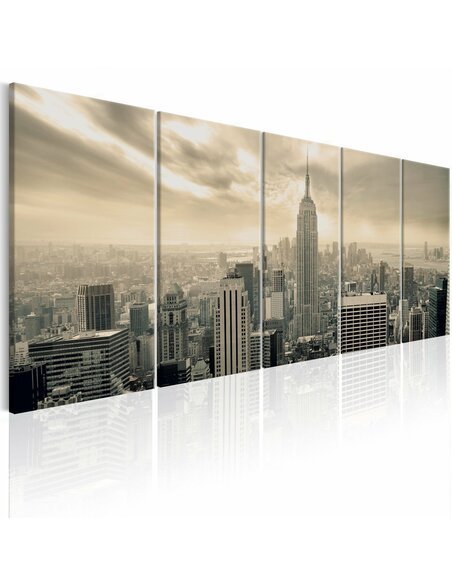 Tableau BEIGE MANHATTAN - par Artgeist