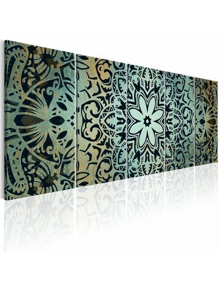 Tableau GREEN MANDALA - par Artgeist