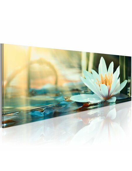 Tableau THE LAKE OF LOTUS - par Artgeist