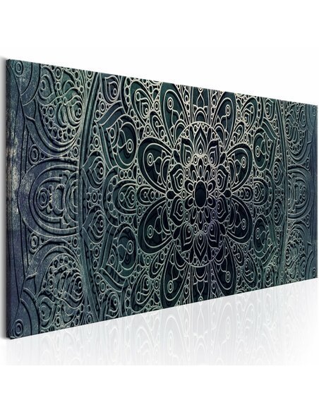 Tableau MANDALA: MALACHITE CALM - par Artgeist