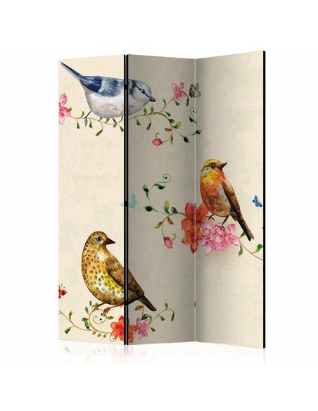 Paravent 3 volets BIRD SONG - par Artgeist