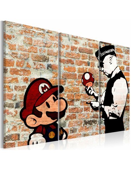 Tableau CAUGHT MARIO - par Artgeist