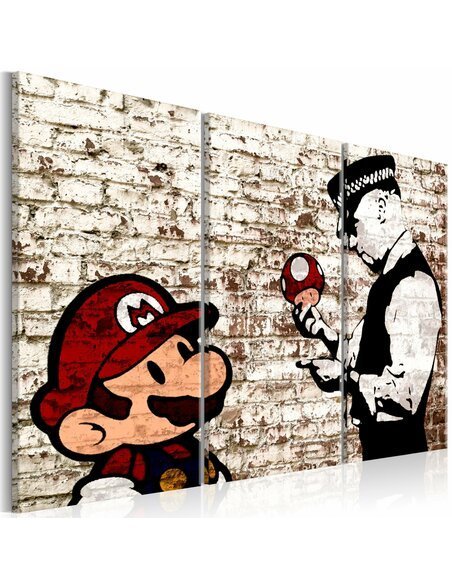 Tableau MARIO BROS: TORN WALL - par Artgeist