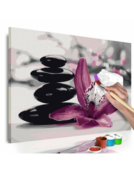 Tableau à peindre soi même STONES TOWER - par Artgeist