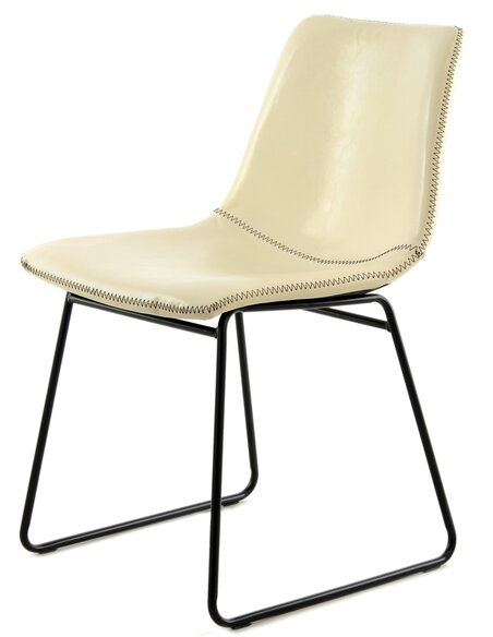 x2 chaises CAILA 110 Blanc Crème - par Arte Espina