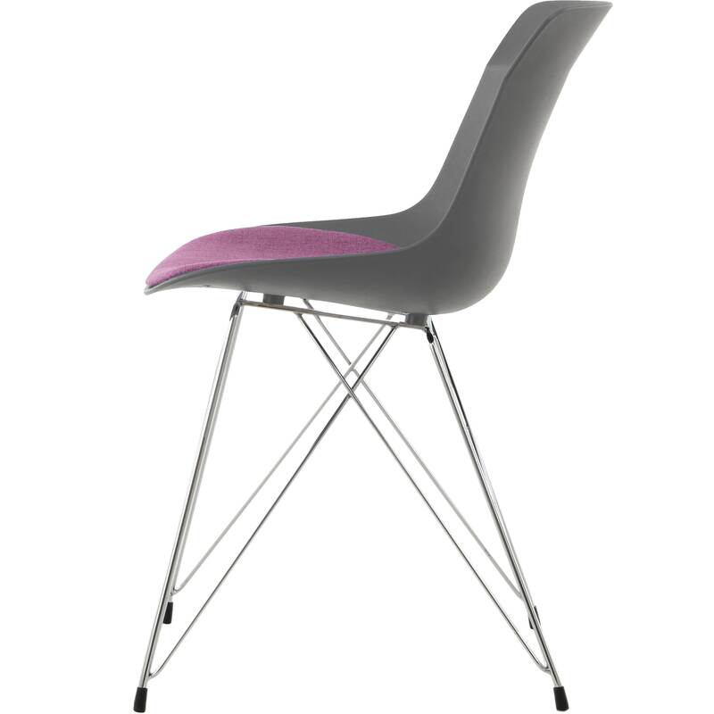 x2 chaises EMILY 110 Gris Violet - par Arte Espina