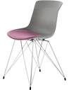 x2 chaises EMILY 110 Gris Violet - par Arte Espina