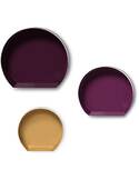 Tablette murale Set TRIPLE 110 PLUM Or - par Arte Espina
